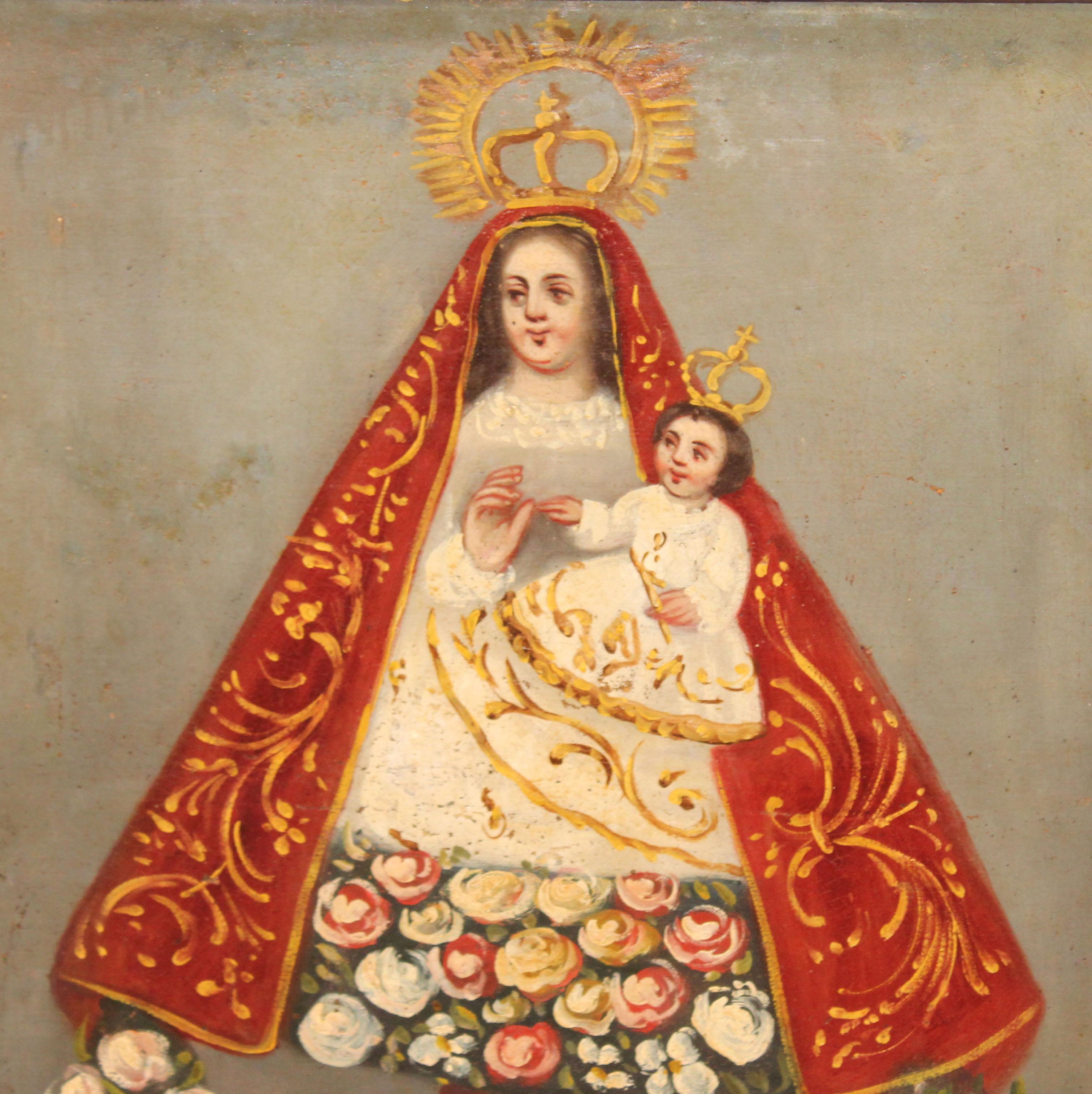 Como pueden apreciar, la obra no va firmada, es de autor anónimo

Se presenta enmarcada la obra con un marco bastante attuale

Lo stato dell'opera è accettabile, solo che la tela è rientrata.

Dimensioni dell'opera: 81 cm. di altezza x 61 cm. di