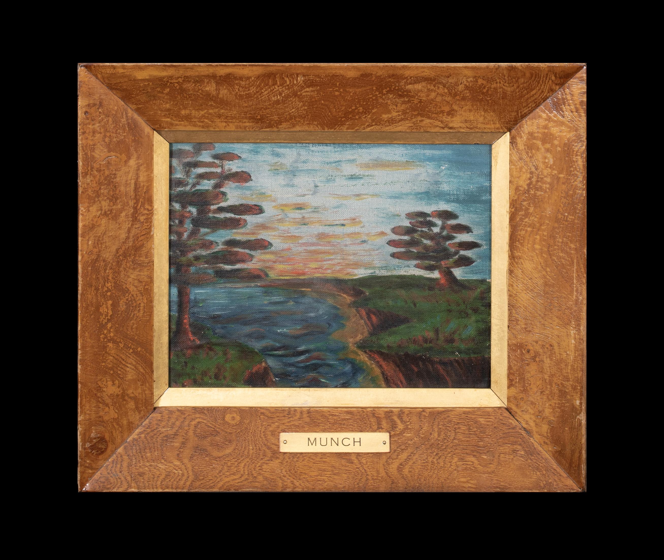 Expressionist Landscape, circa 1900  ascribed 