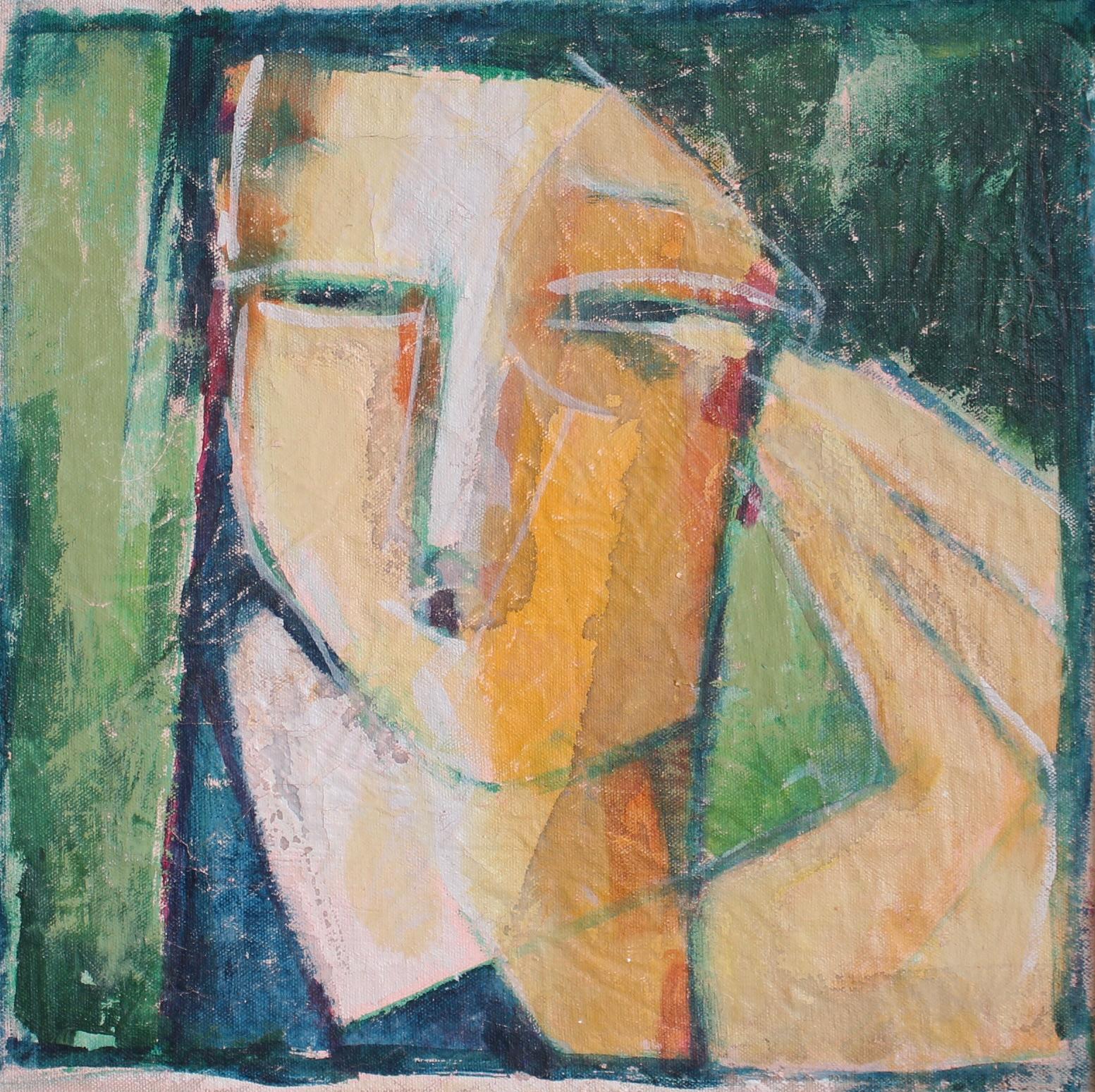 Expressions in Bloom: Portraits from the 20th Century V - Florentine School - Painting by Unknown