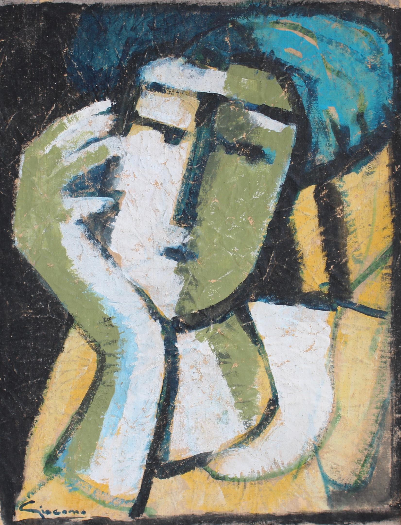 Expressions in Bloom: Portraits from the 20th Century VI - Florentine School - Painting by Unknown