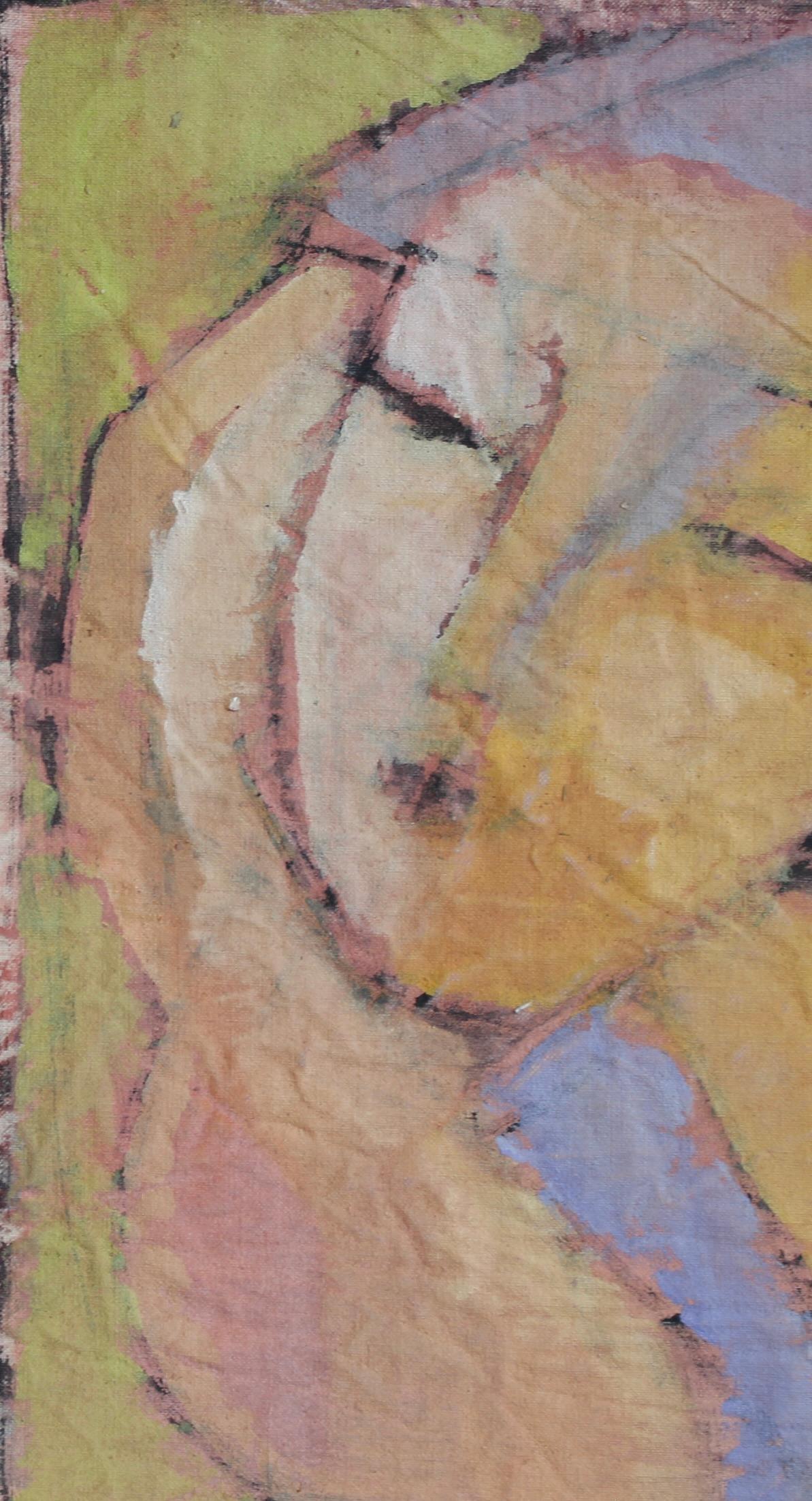 'Expressions in Bloom: Portraits from the 20th Century VII', oil on canvas mounted on board, Florentine School (circa 1980s-90s). This gallery has acquired a number of paintings through an intermediary of an ageing art professor from the Istituto di
