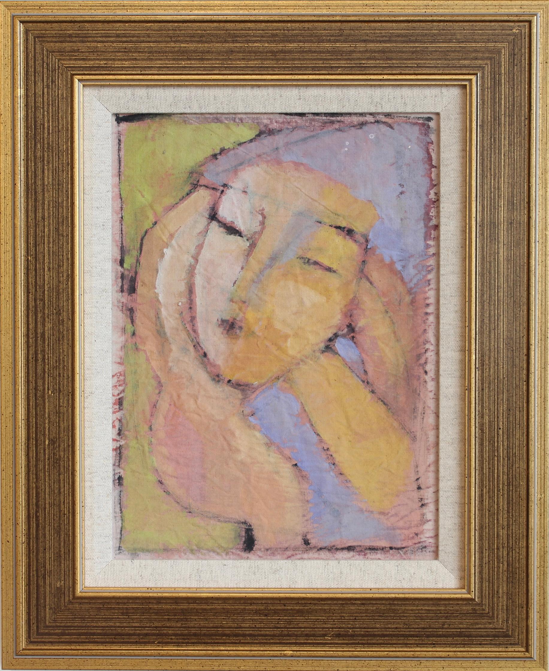Unknown Abstract Painting - Expressions in Bloom: Portraits from the 20th Century VII - Florentine School