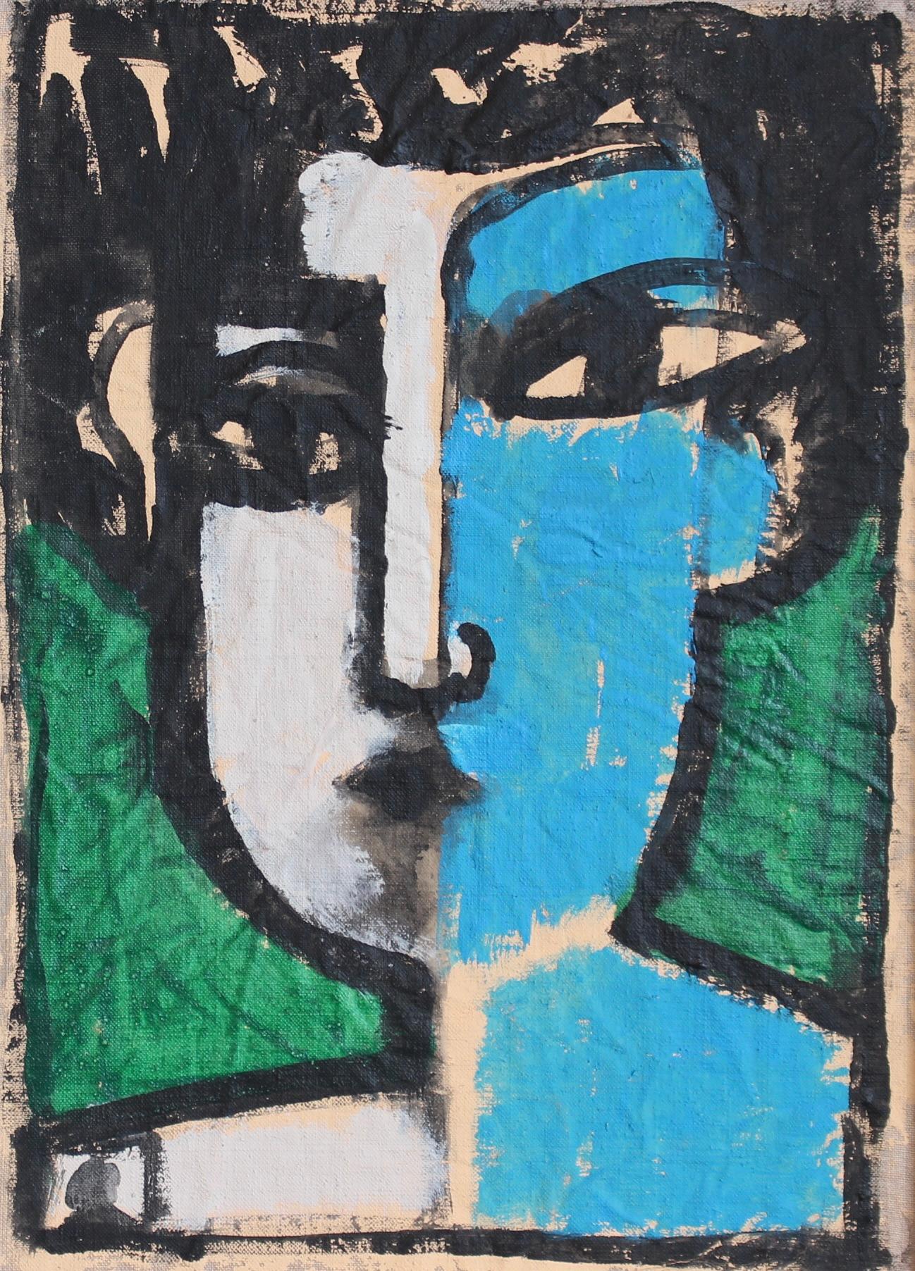 Expressions in Bloom: Portraits from the 20th Century VIII - Florentine School - Painting by Unknown