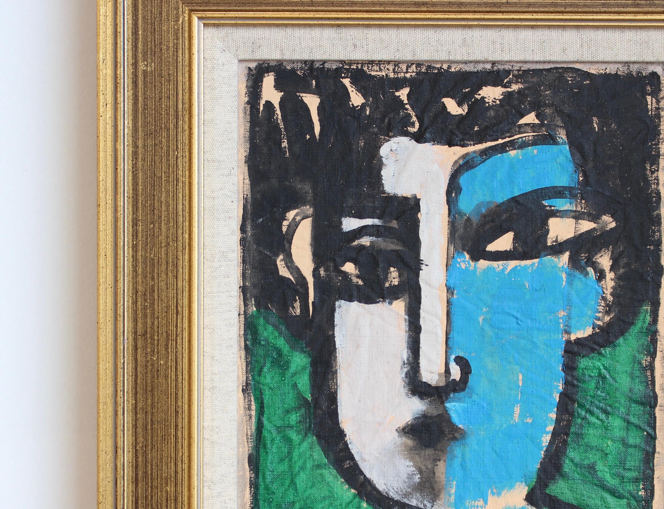 Expressions in Bloom: Portraits from the 20th Century VIII - Florentine School - Modern Painting by Unknown