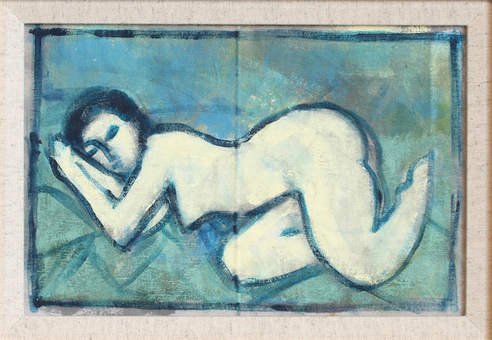 Expressions in Bloom: Portraits from the 20th Century X - Florentine School - Painting by Unknown