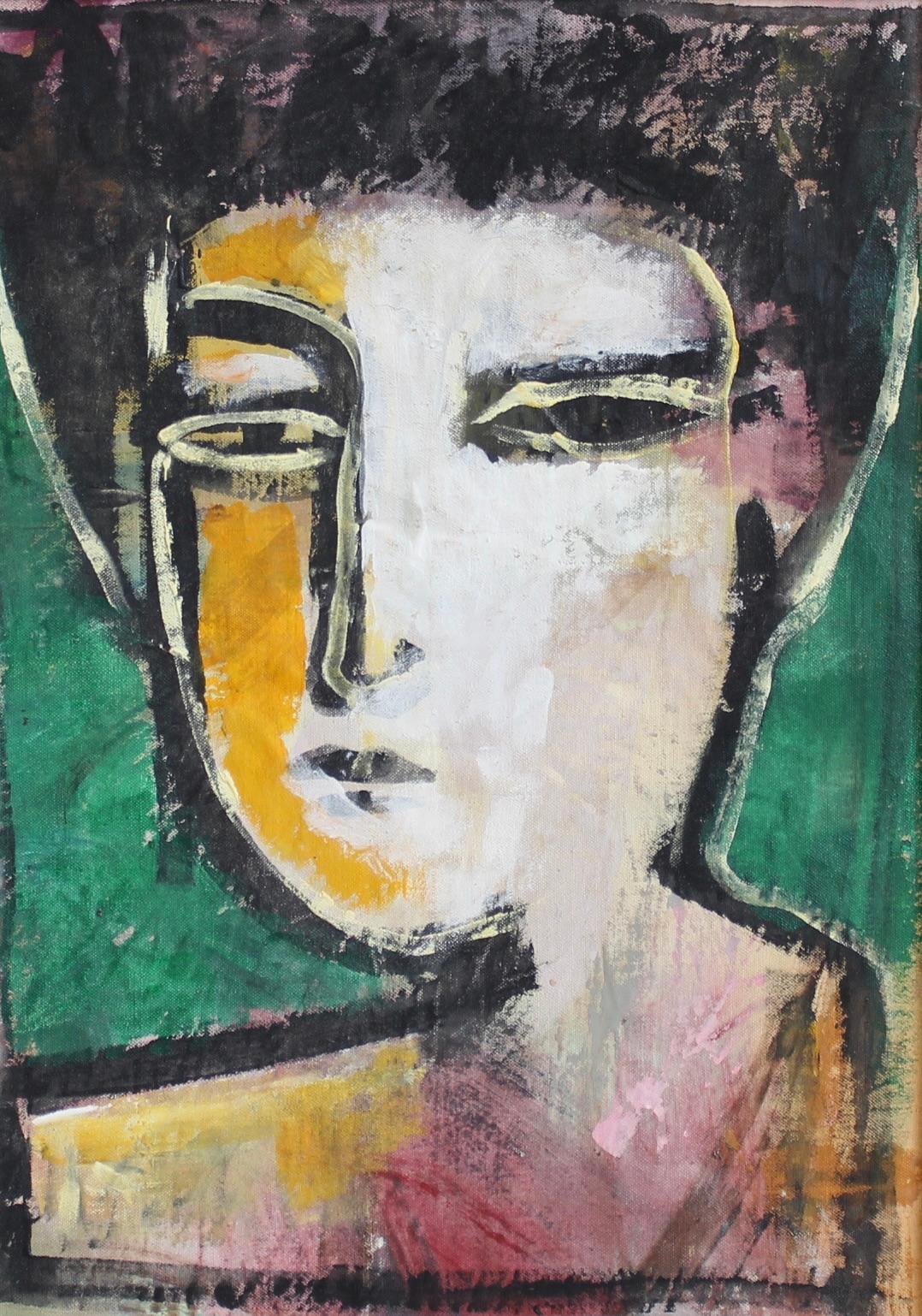 Blühende Ausdrucksformen: Porträts aus dem 20. Jahrhundert XI - Florentiner Schule – Painting von Unknown