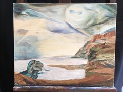 Peinture à l'huile surréaliste stylisée, Extinction