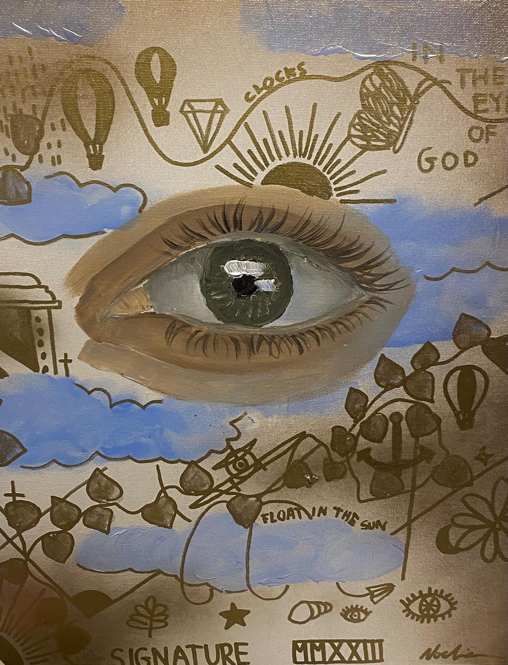 Eyes on Me by Noelia Gonzalez - Painting by Unknown