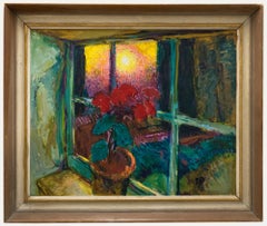 F. G. Wills  - 20th Century Oil, The Window at Sunset