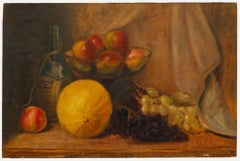 Vintage F. Higgins - Early 20th Century Oil, Still Life of Fruit