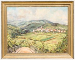 F. Jenn - 1976 Oil, Itterswiller, France F. Jenn - 1976 Oil, Itterswiller, France