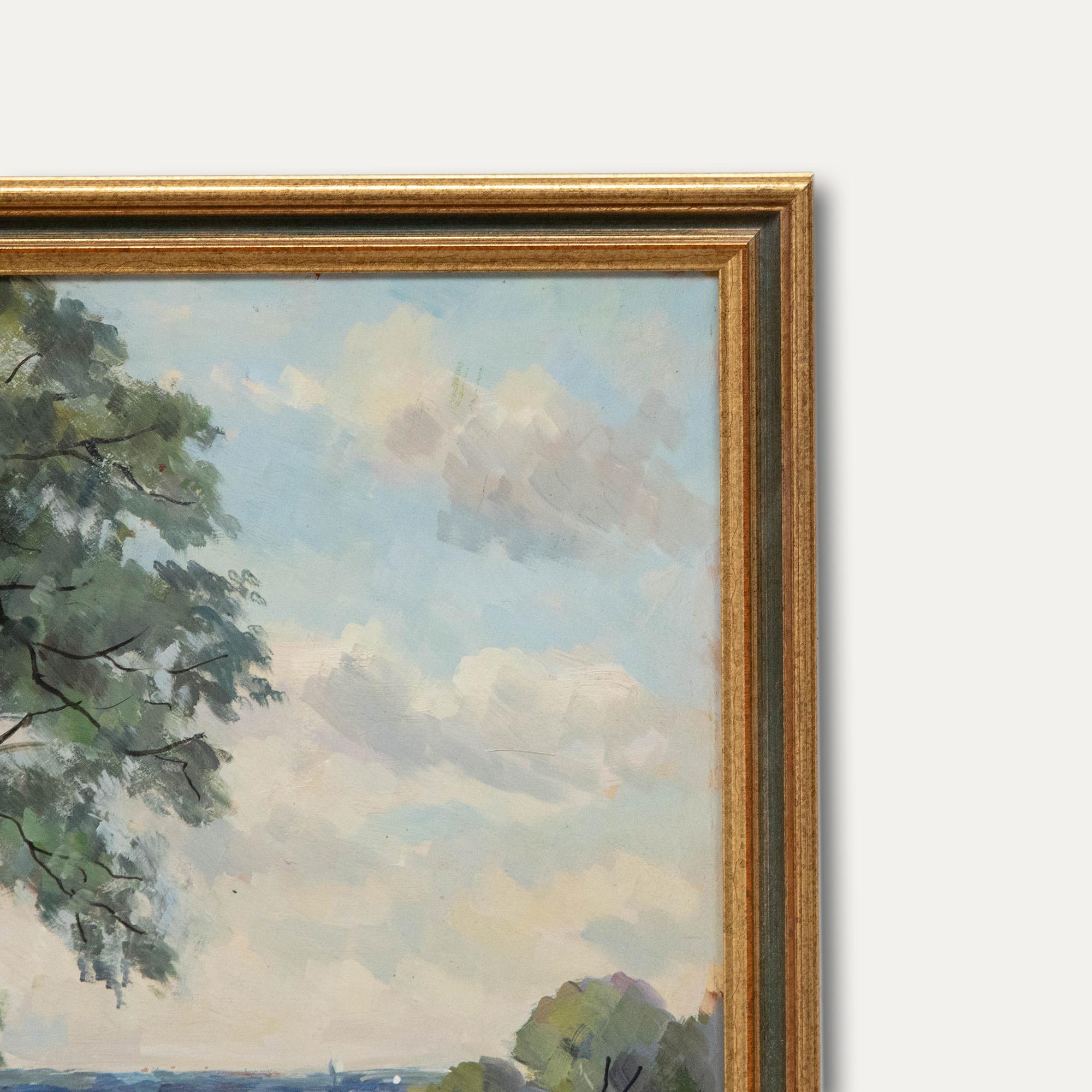 F. Stubbings  - Olio del XX secolo, Sentiero per il villaggio 1