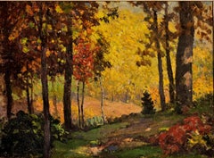 L'automne dans la vallée de la montagne