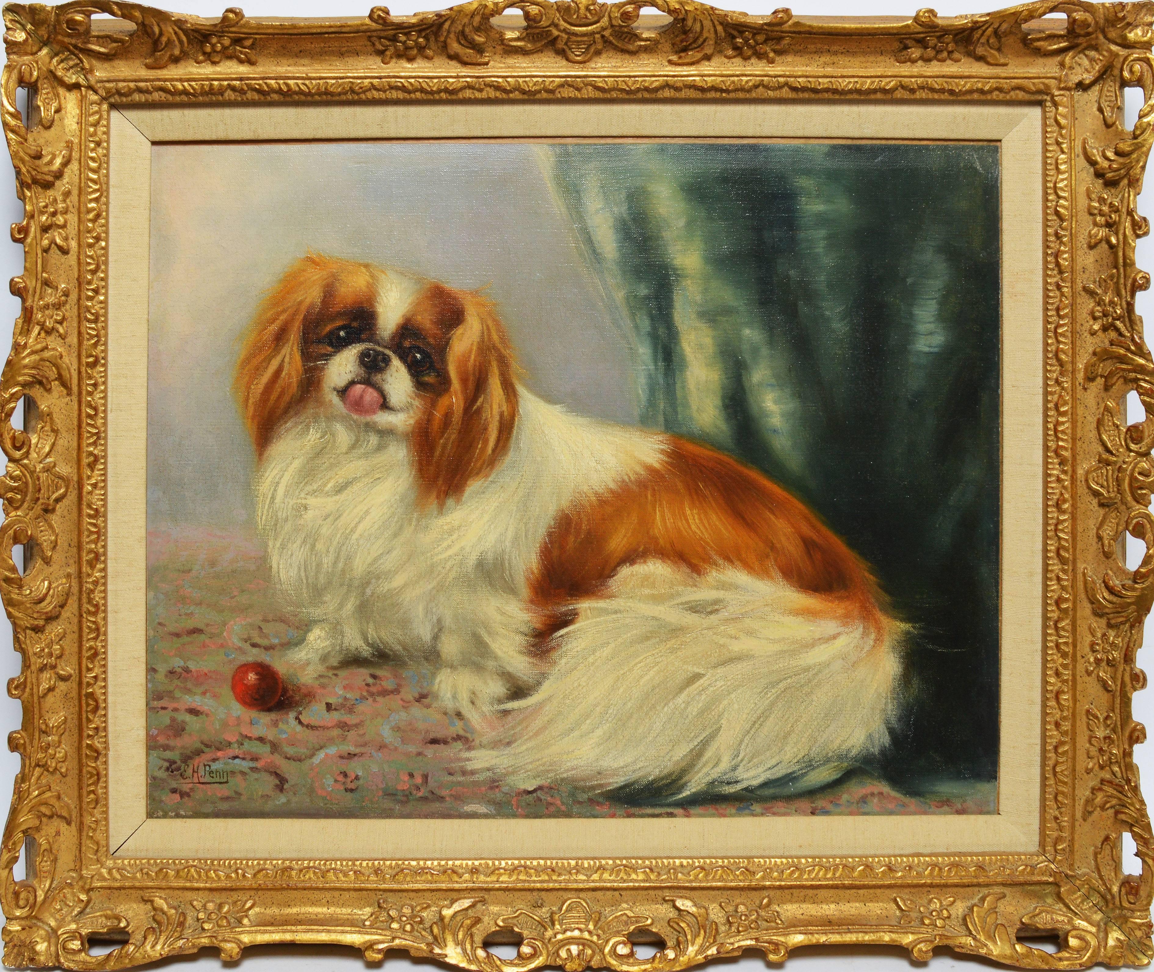 Unknown Animal Painting - Fancy Portrait of a Dog