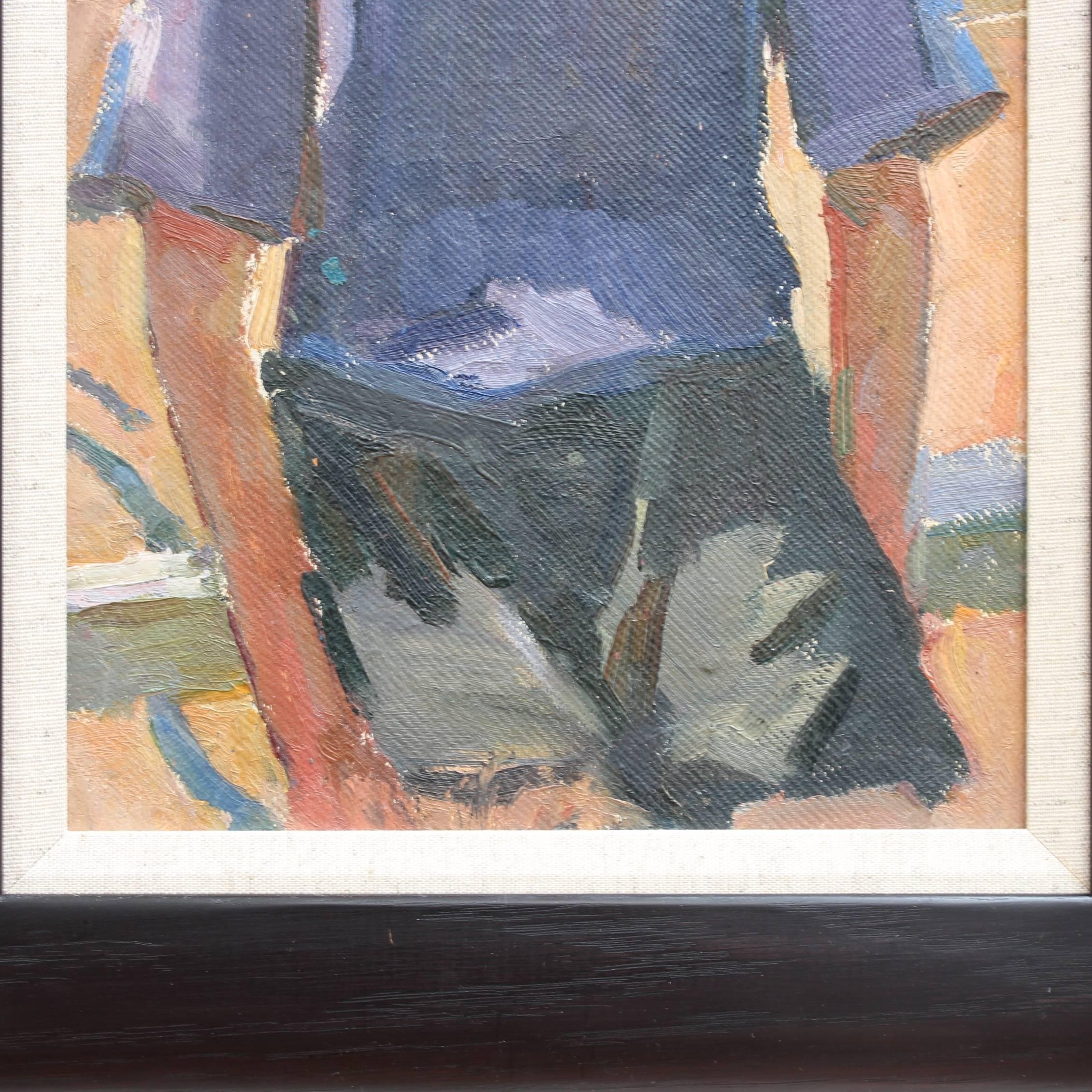 Farm Boy - Modern Painting by Unknown