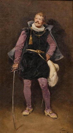 Fasoli - Italian School Early 20th Century Oil, The Musketeer