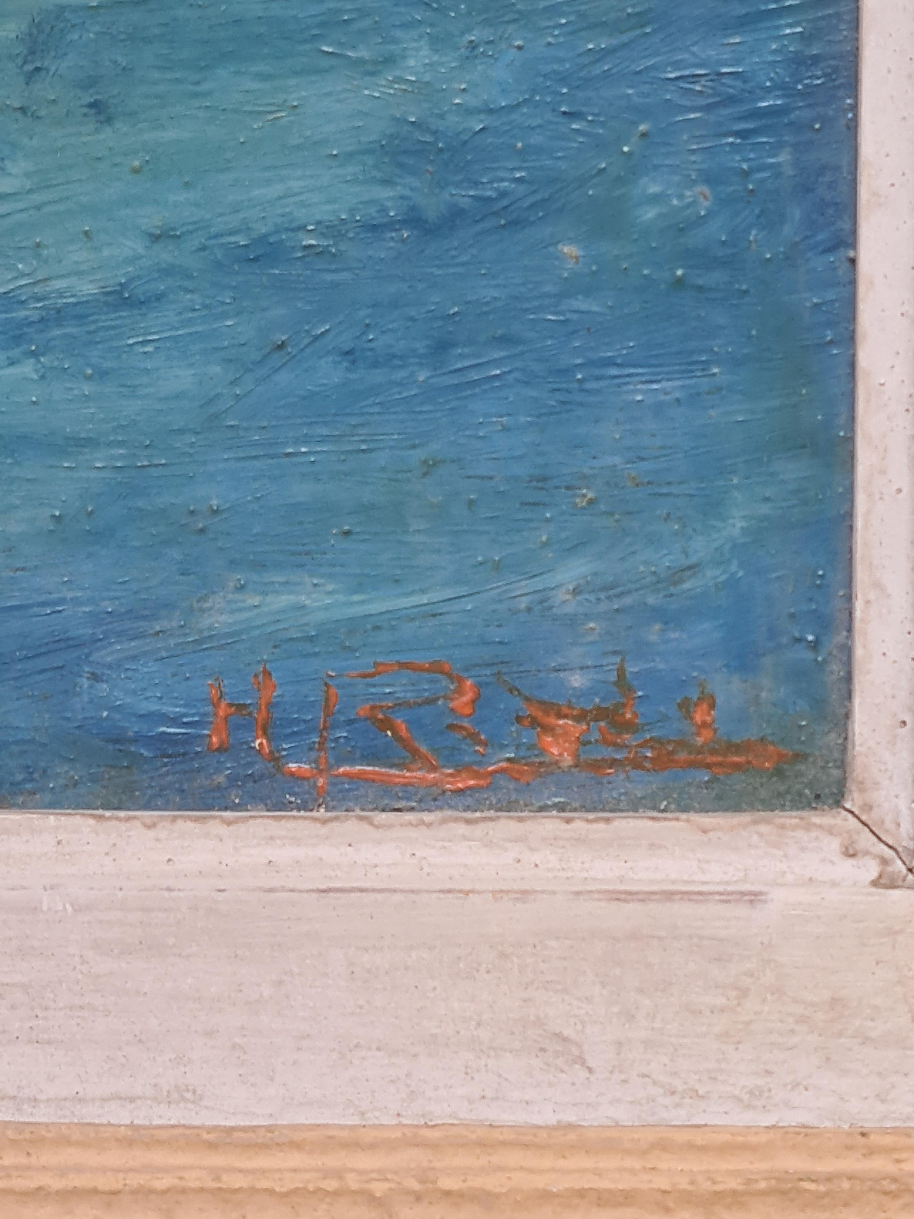 Fauvistische Meereslandschaft, Côte d'Azur (Fauvismus), Painting, von Unknown