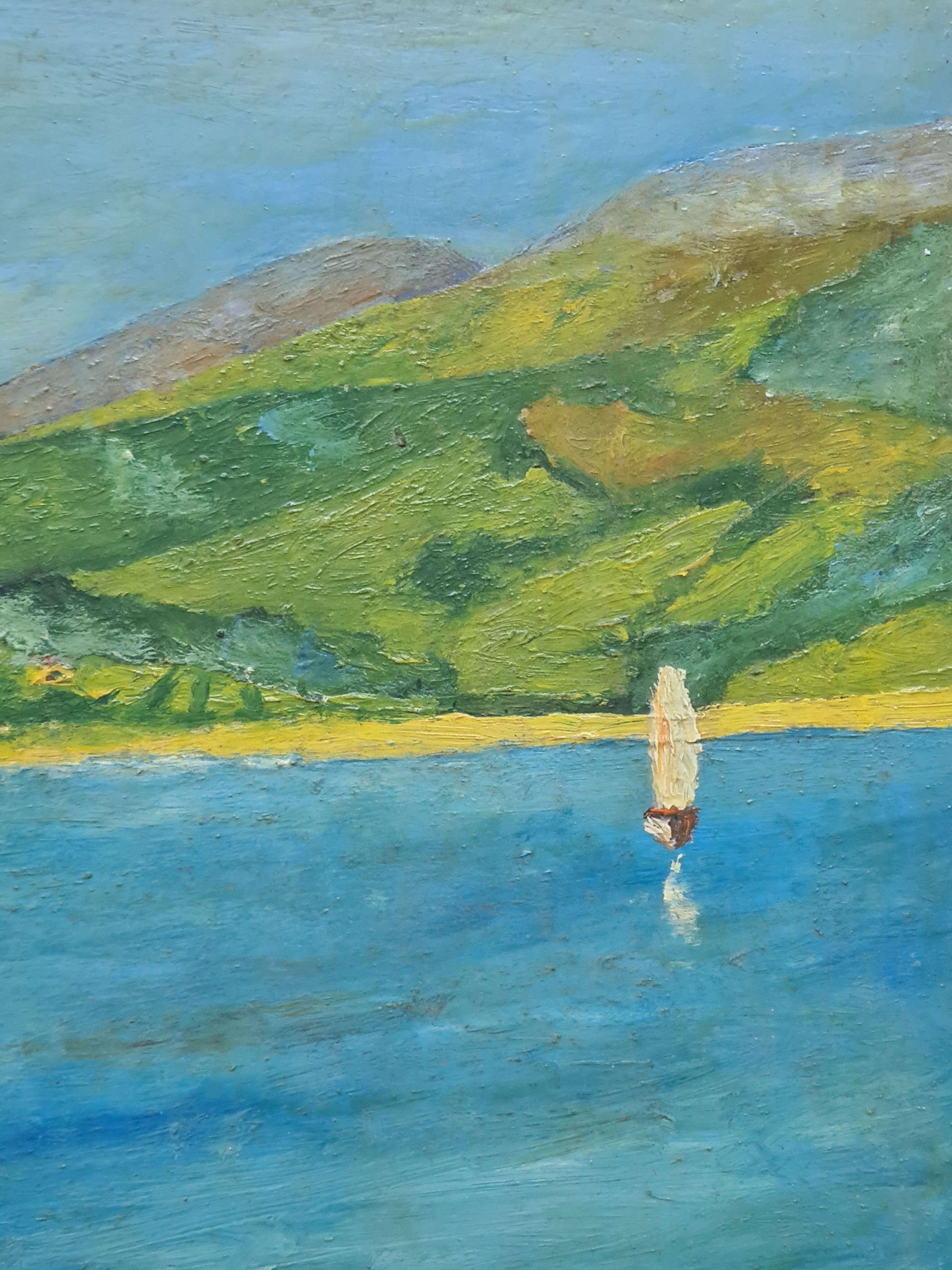 Fauvistische Meereslandschaft, Côte d'Azur im Angebot 3