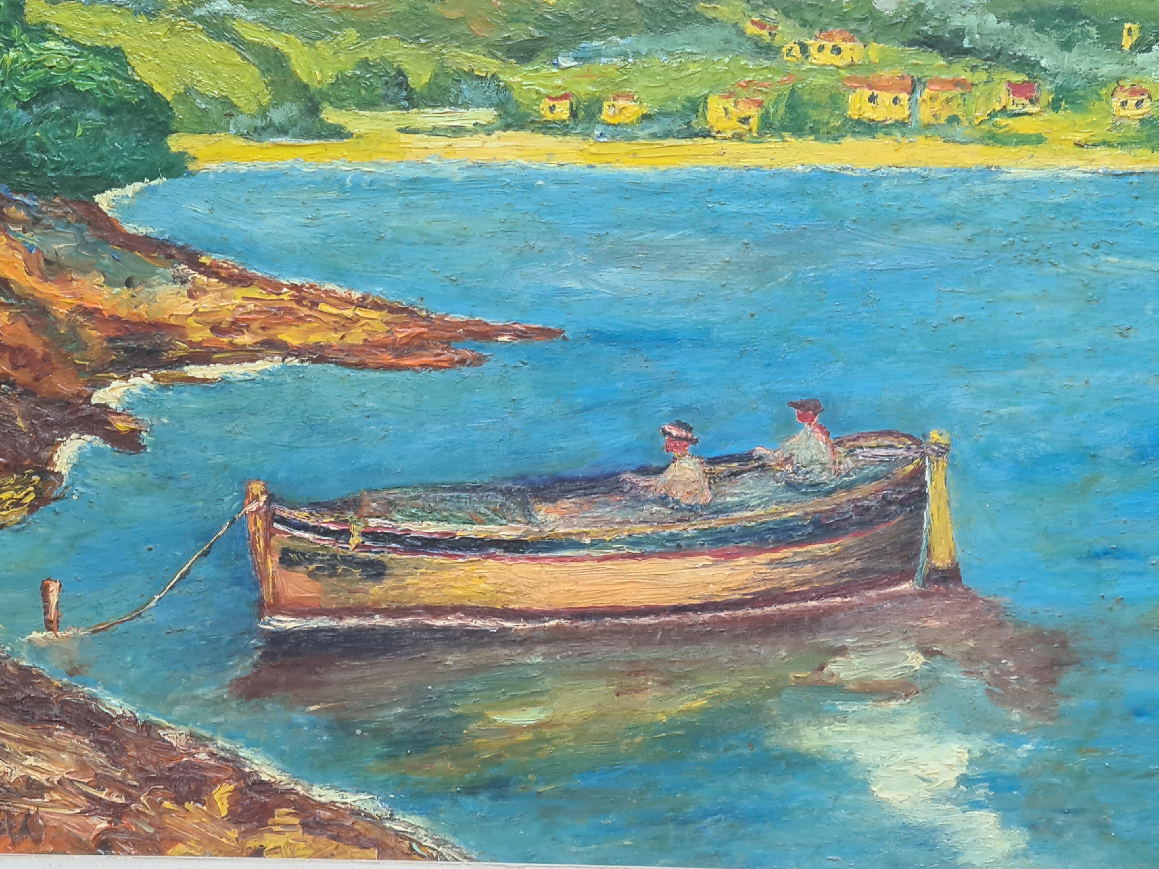 Fauvistische Meereslandschaft, Côte d'Azur im Angebot 4