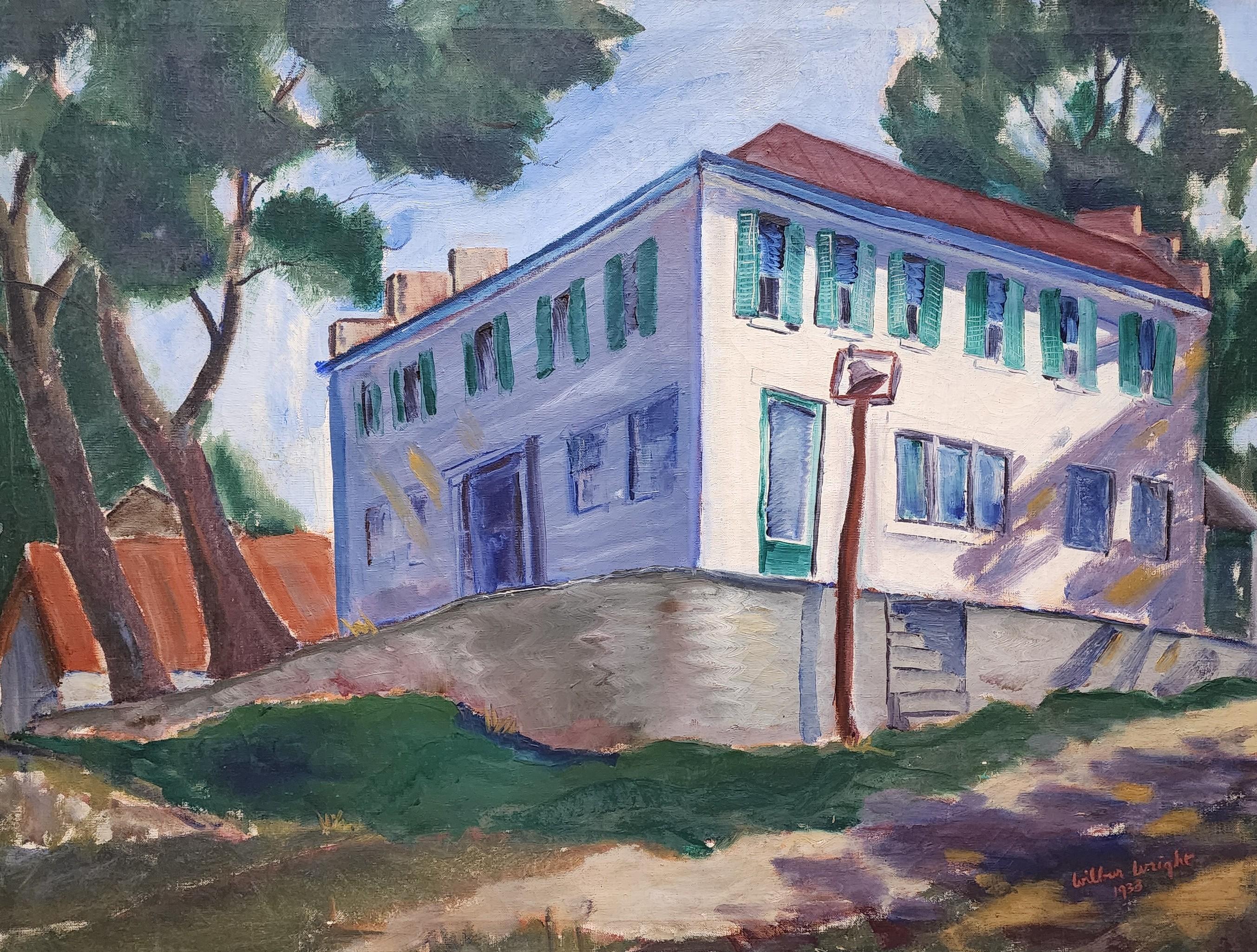 Villa Fee, Mosca, Ohio, Ferrovia Sotterranea, Casa dell'Abolizionista, Fiume Ohio - Painting di Unknown