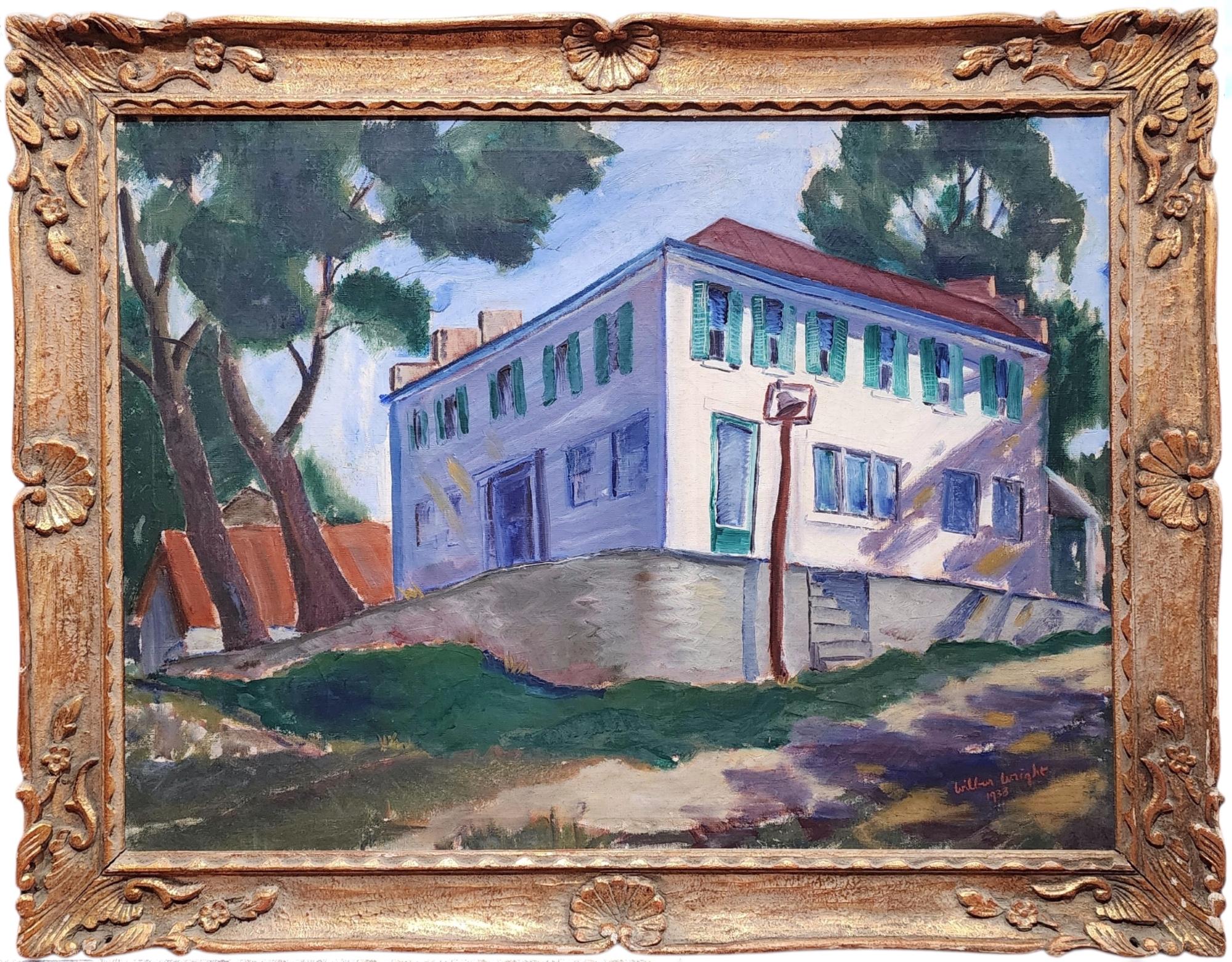 Landscape Painting di Unknown - Villa Fee, Mosca, Ohio, Ferrovia Sotterranea, Casa dell
Abolizionista, Fiume Ohio