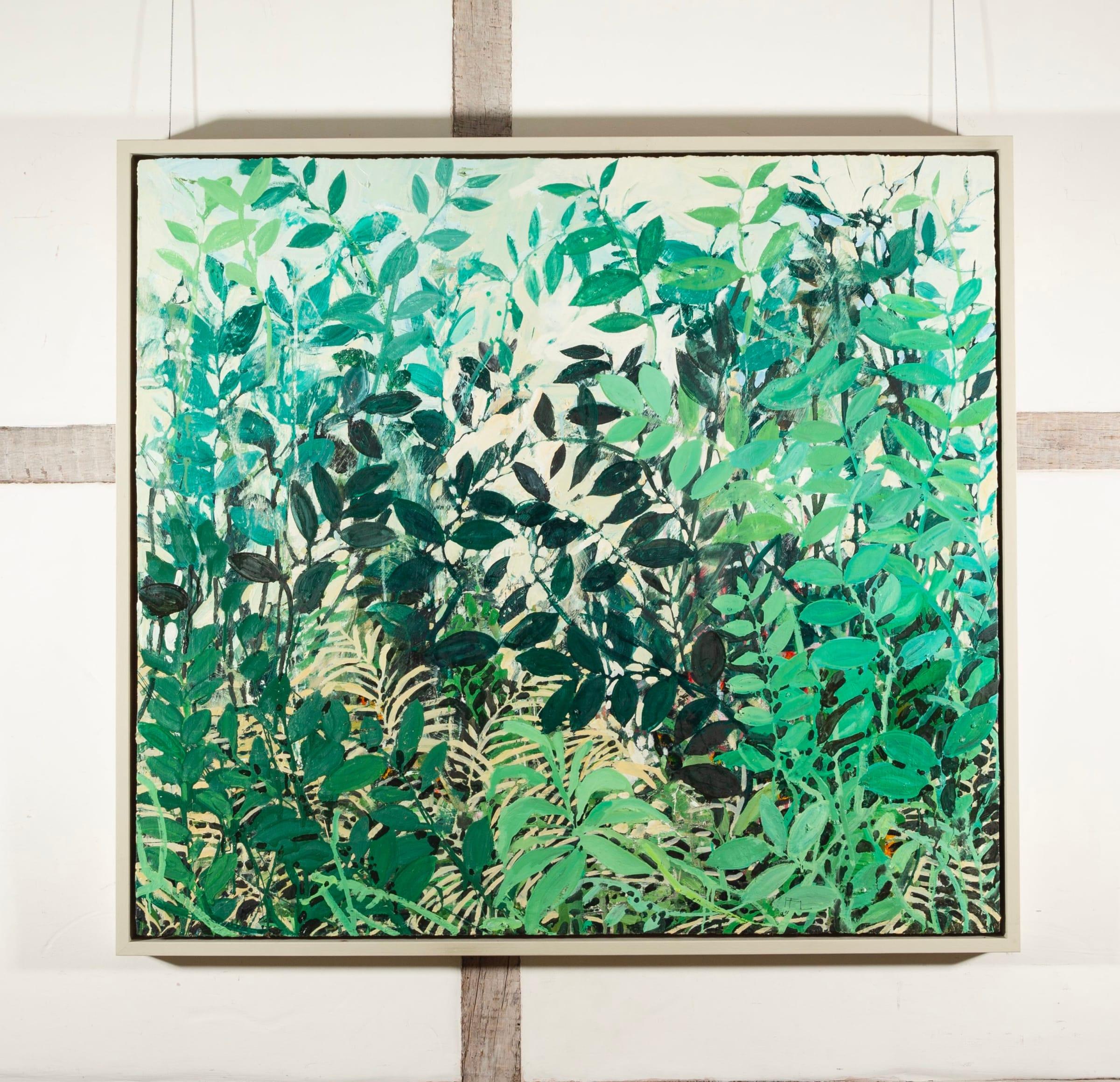 Feeling Green; Seeing Red, Öl auf Karton, Gemälde von Ffiona Lewis, 2021 – Painting von Unknown
