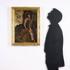 Female Figure in Contemplation, 1500s, oil paint