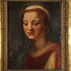 Female Head, Andrea del Sarto, Sphere of, post 1522