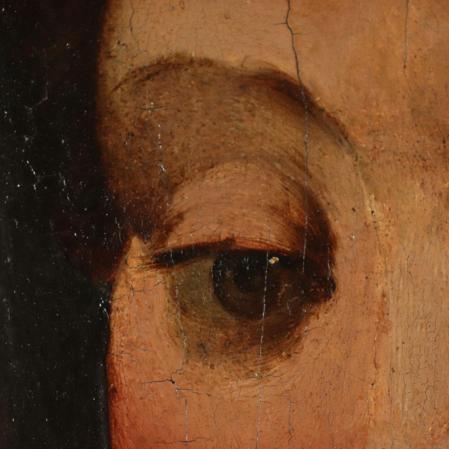 Testa femminile, Andrea Del Sarto, Sfera di, post 1522 - Portrait Painting Marrone di Unknown