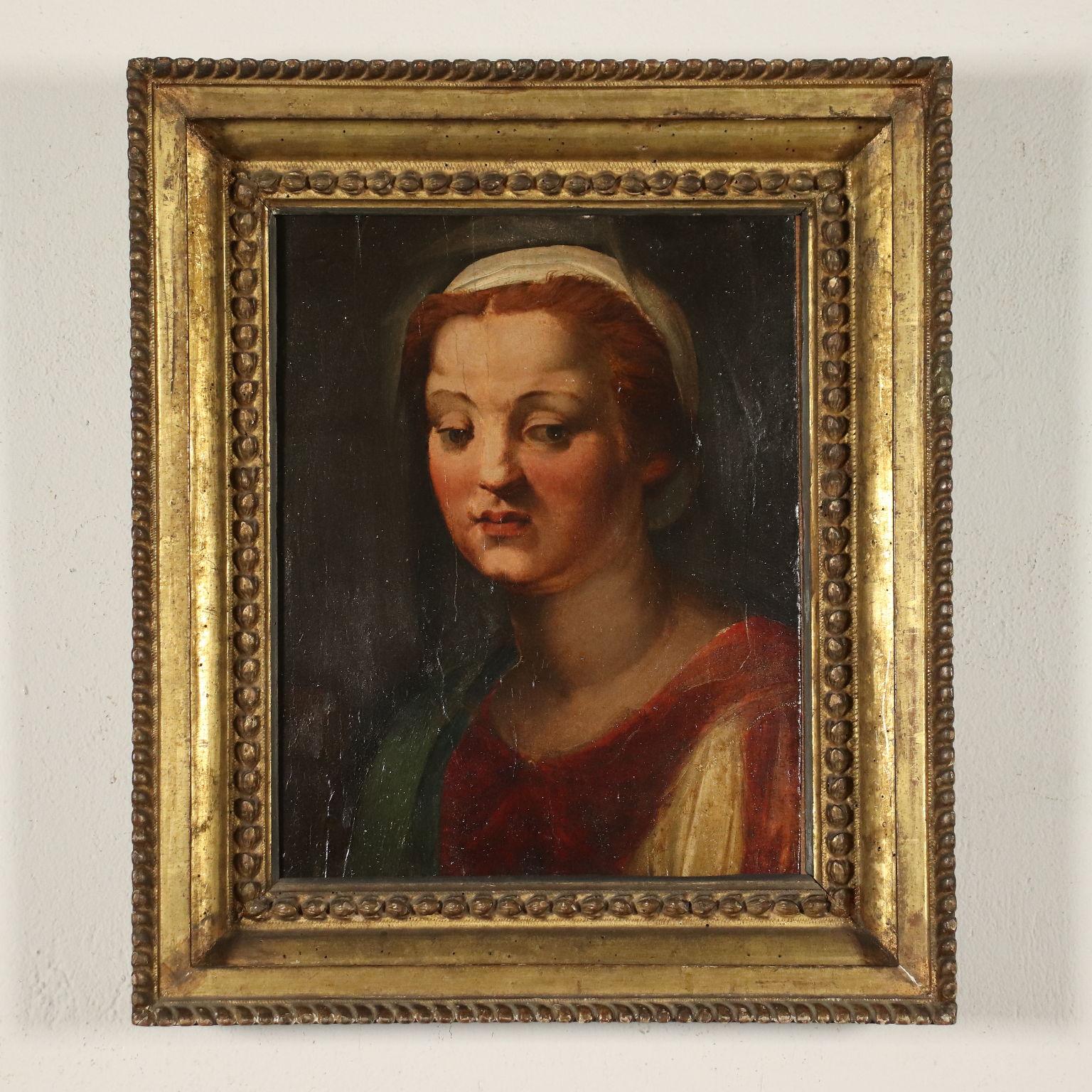 Unknown Portrait Painting - Female Head, Andrea del Sarto, Sphere of, post 1522