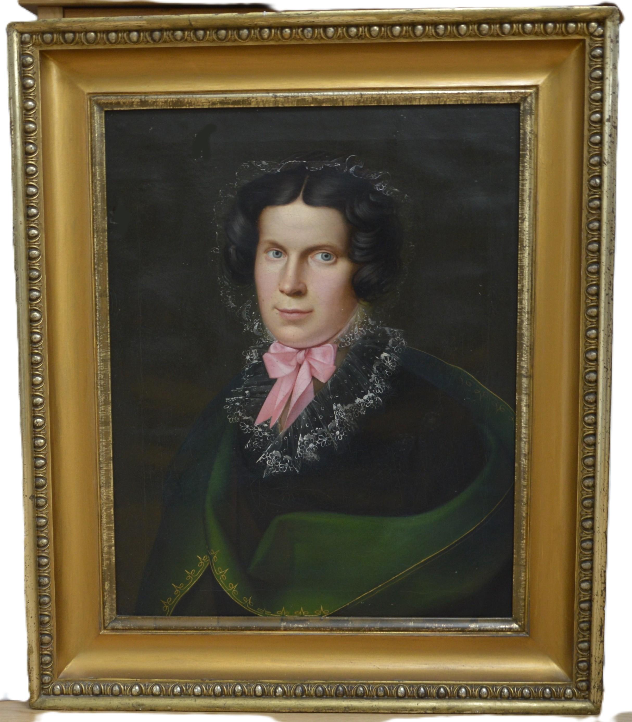 Portrait de femme 19 19ème siècle en vente 1