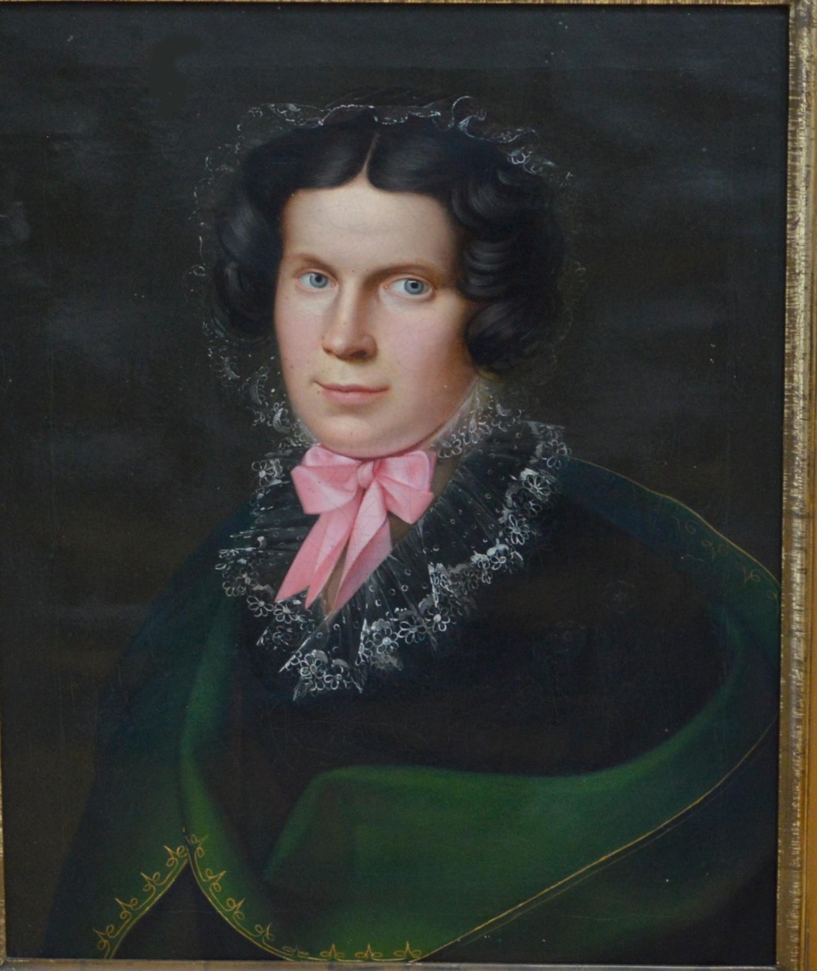 Portrait de femme 19 19ème siècle en vente 3