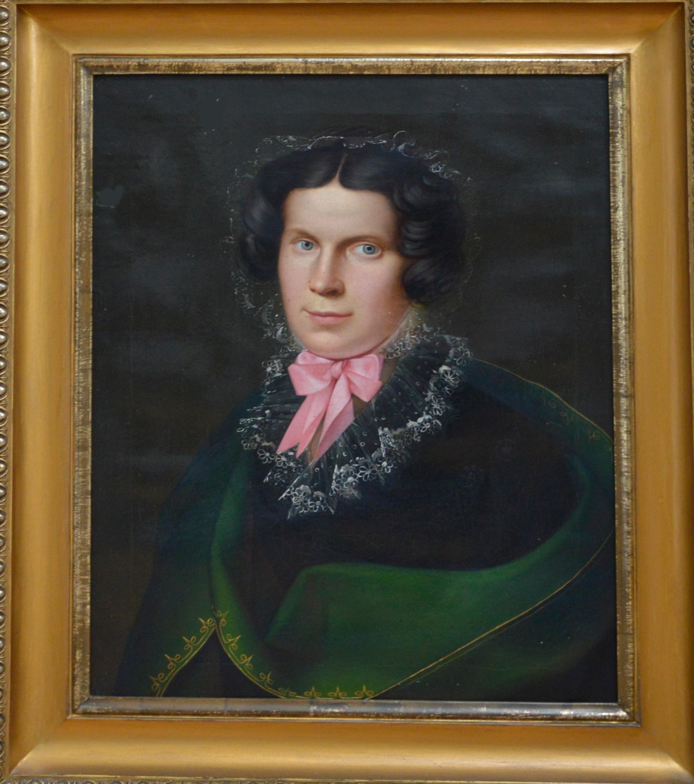 Female portrait 19 19th century
