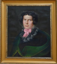 Female portrait 19 19th century