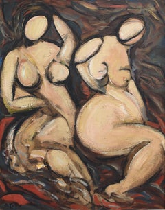 Formas femeninas: Armonía en las curvas", German School (hacia la década de 1980)