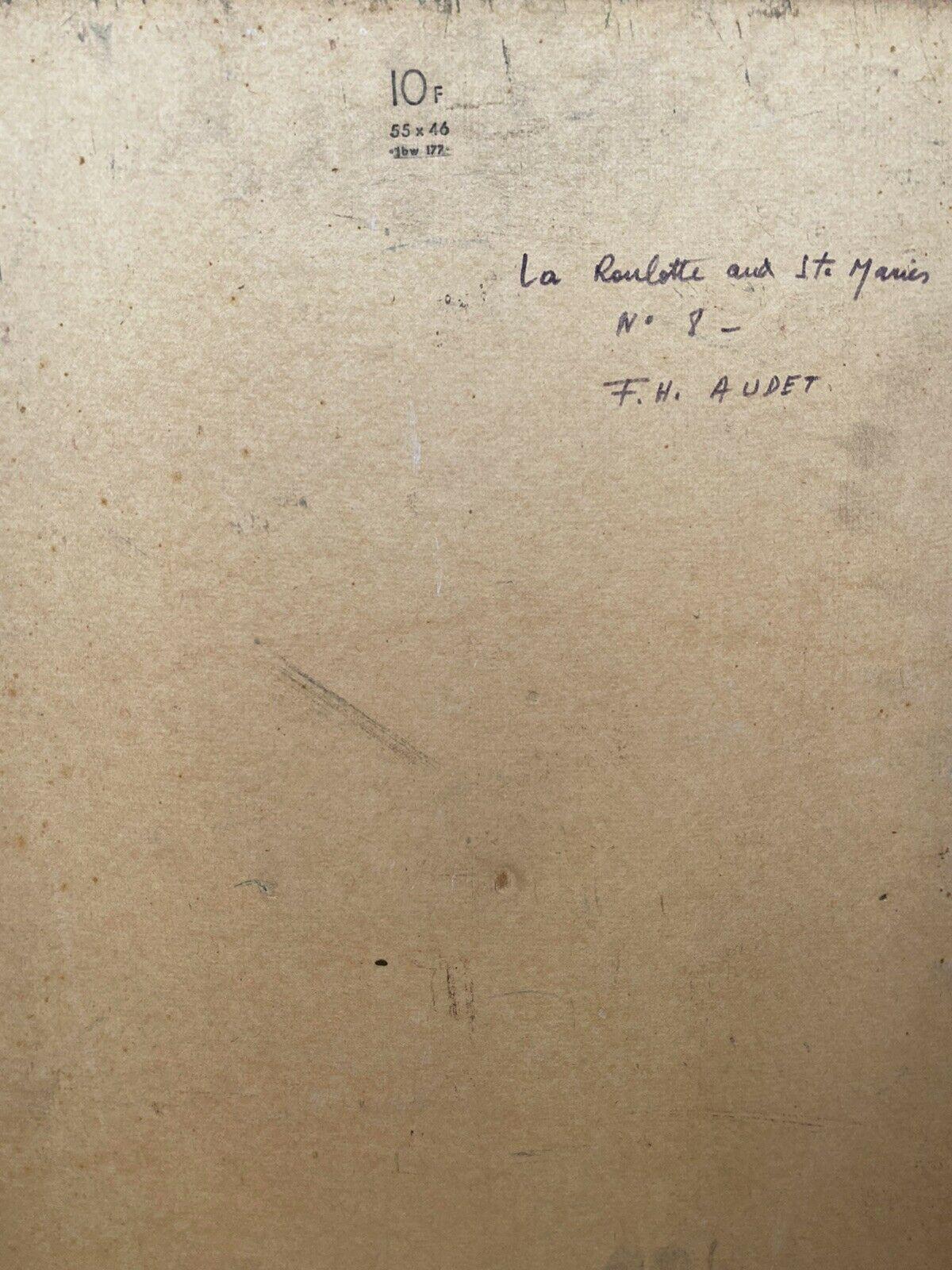 Fernand Audet Huile impressionniste française, cheval tractant une caravane en vente 1