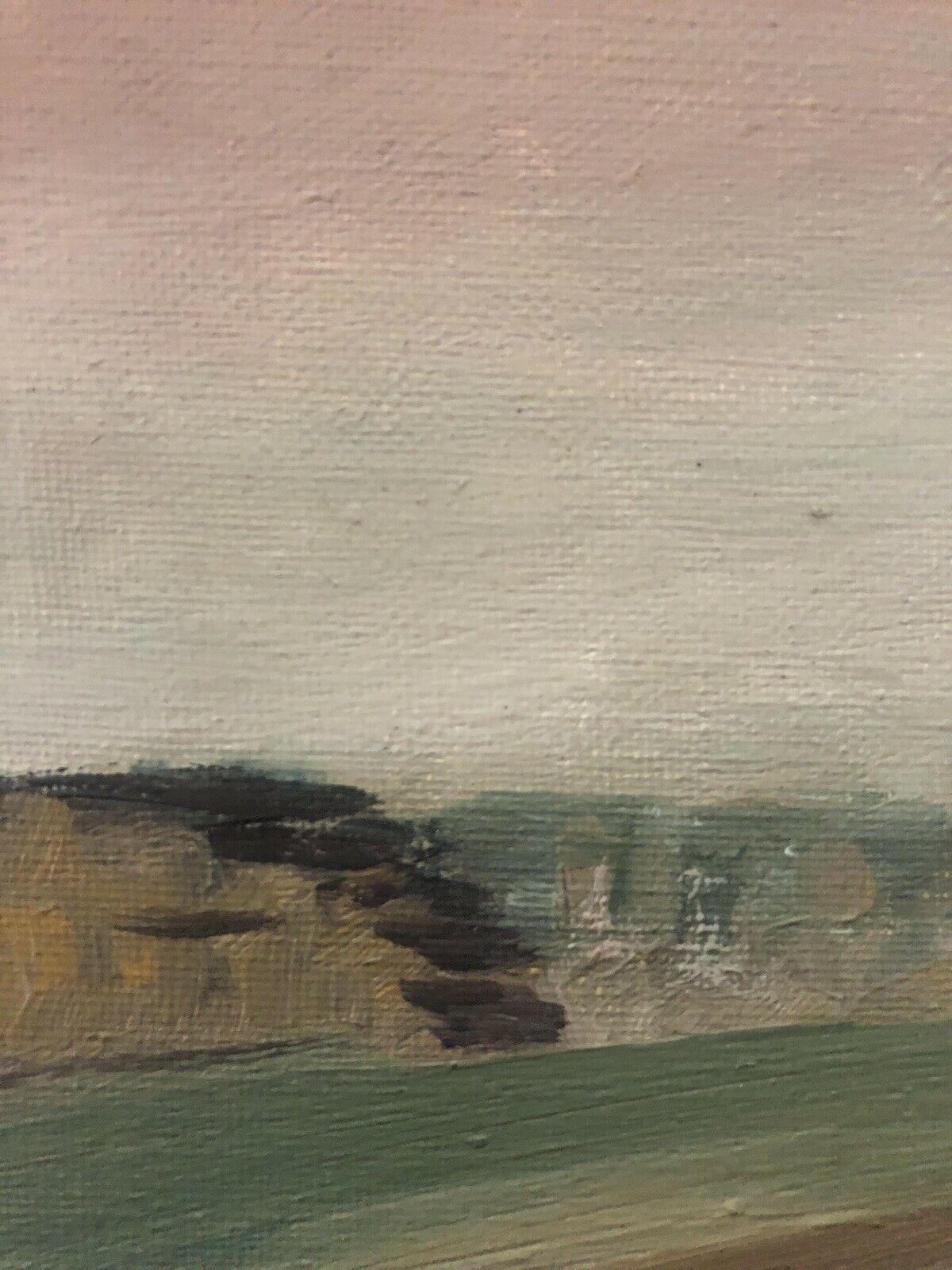 Fernand Audet Signed French Post-Impressionist Oil - Provence - Brown Landscape Painting by Unknown