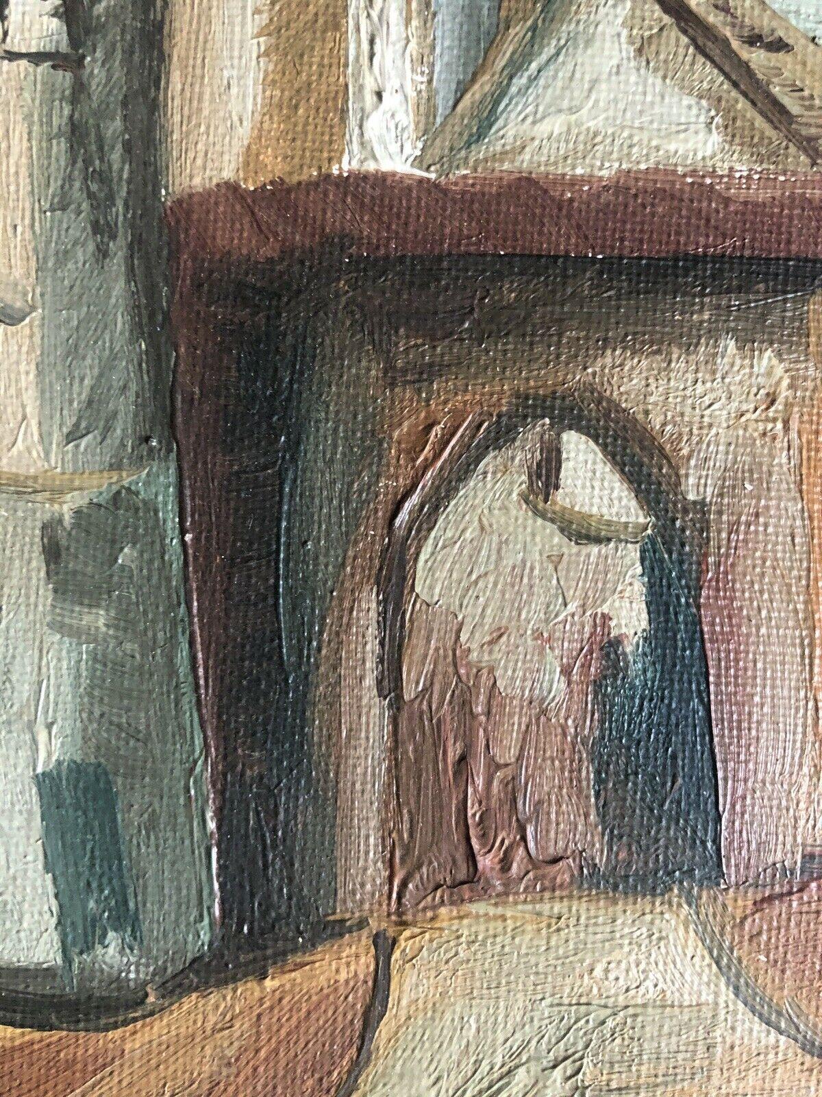 Olio post-impressionista francese firmato da Fernand Audet - Le porte della città in vendita 1