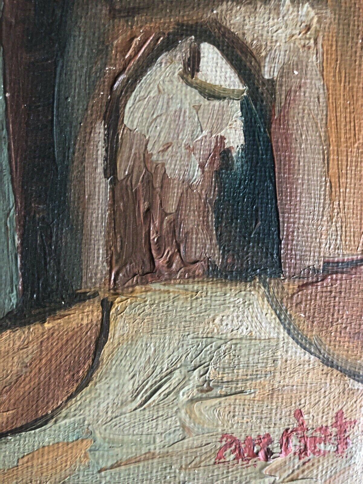 Olio post-impressionista francese firmato da Fernand Audet - Le porte della città in vendita 2
