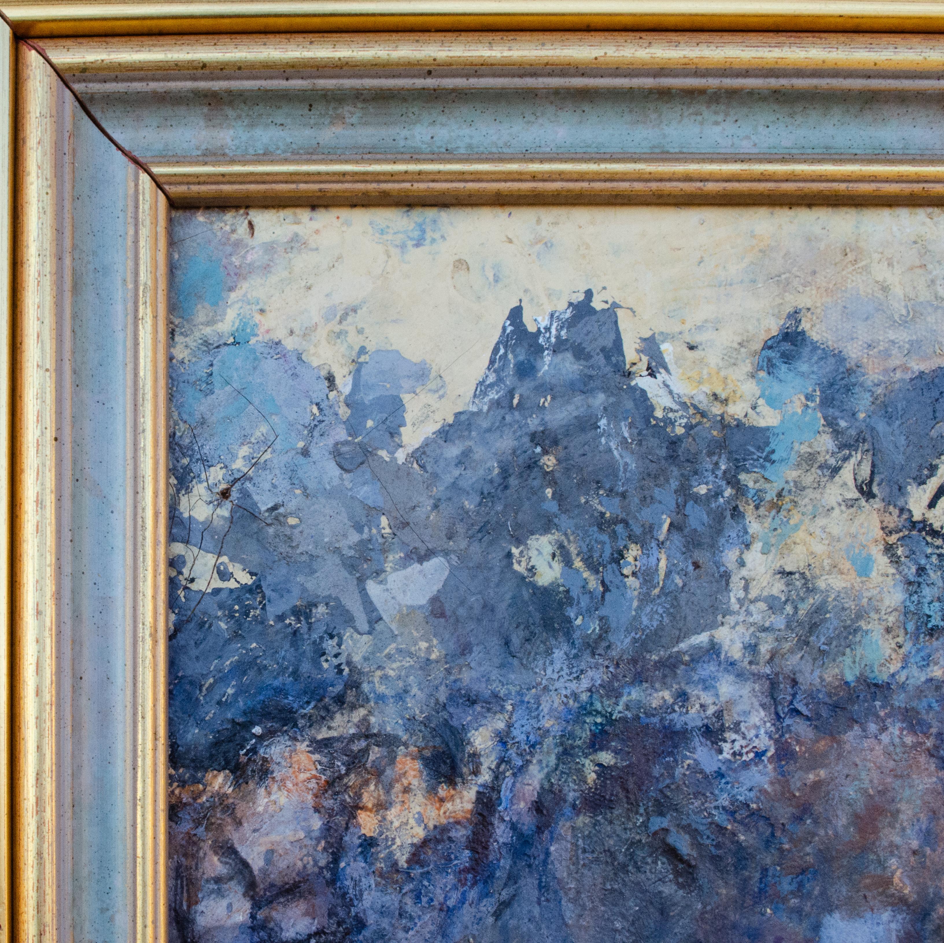 Mystery Artist
Untitled, c. 20th Century
Oil on canvas
27 1/2 x 22 in.
Framed: 33 3/4 x 28 1/4 x 1 1/4 in. 
Signed lower right
