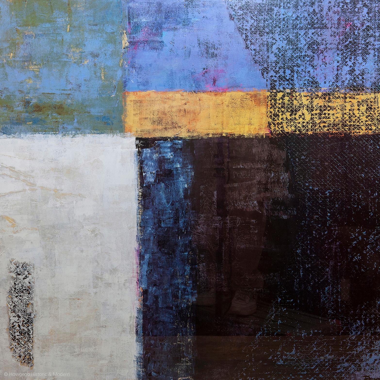 Filtration Abstract Mixed Media Contemporary - Painting by Unknown