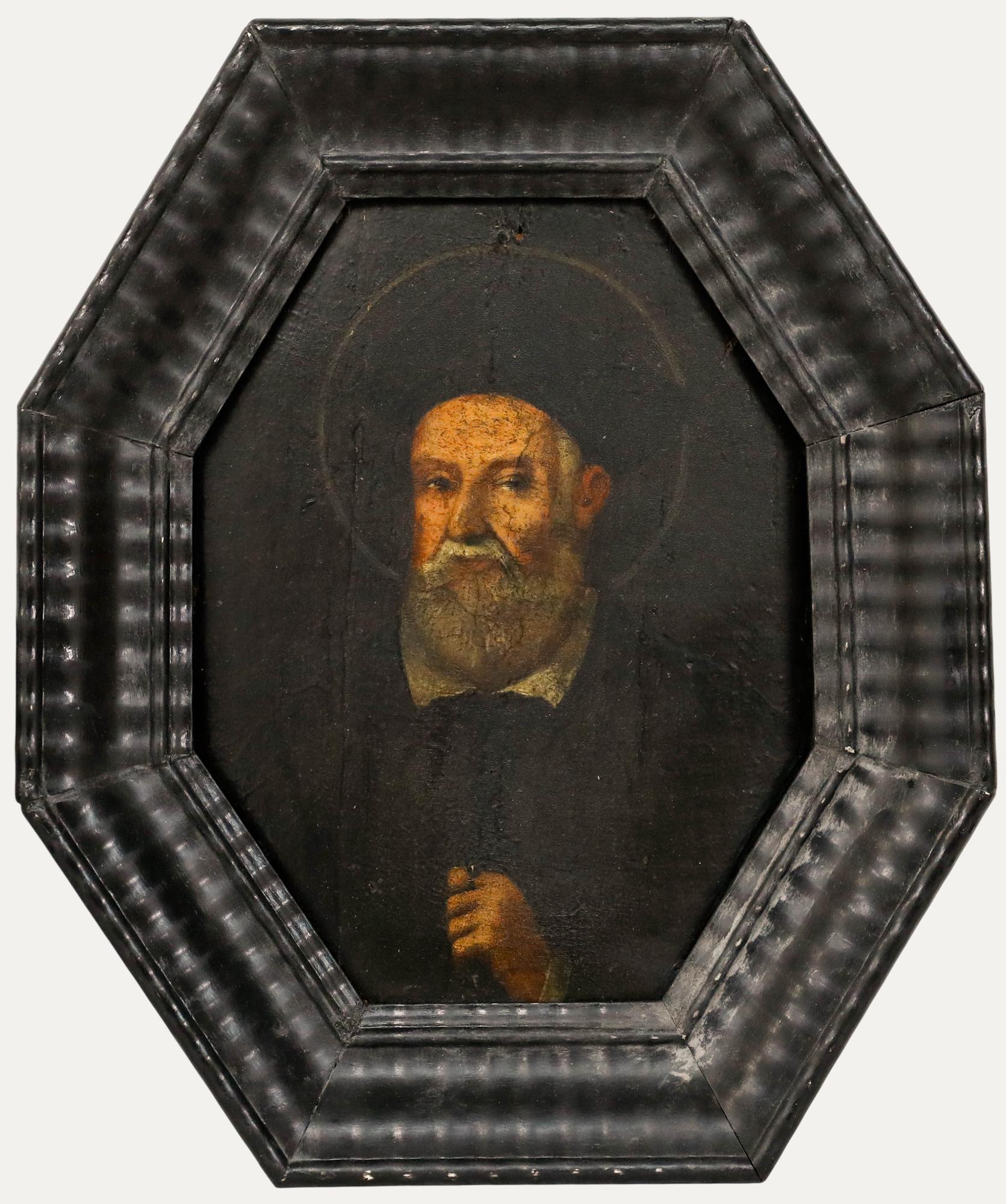 Unknown Portrait Painting - Fine 16th Century Oil - Portrait of a Theologian