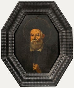 Fine 16th Century Oil - Portrait of a Theologian