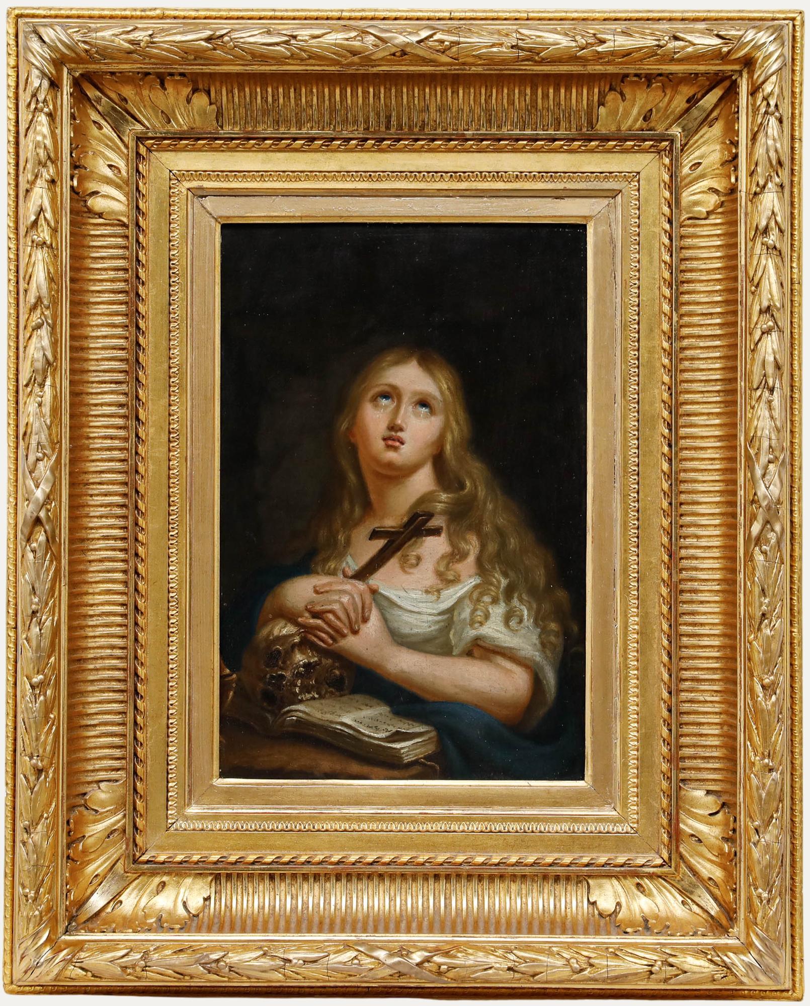 Óleo fino del siglo XVIII - María Magdalena