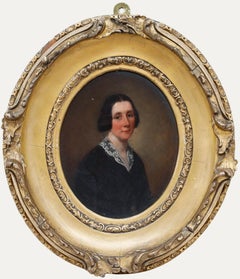 Raffinato olio del XIX secolo - Graceful Jane