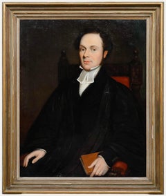 Fine 19th Century Oil - Portrait of a Cleric
