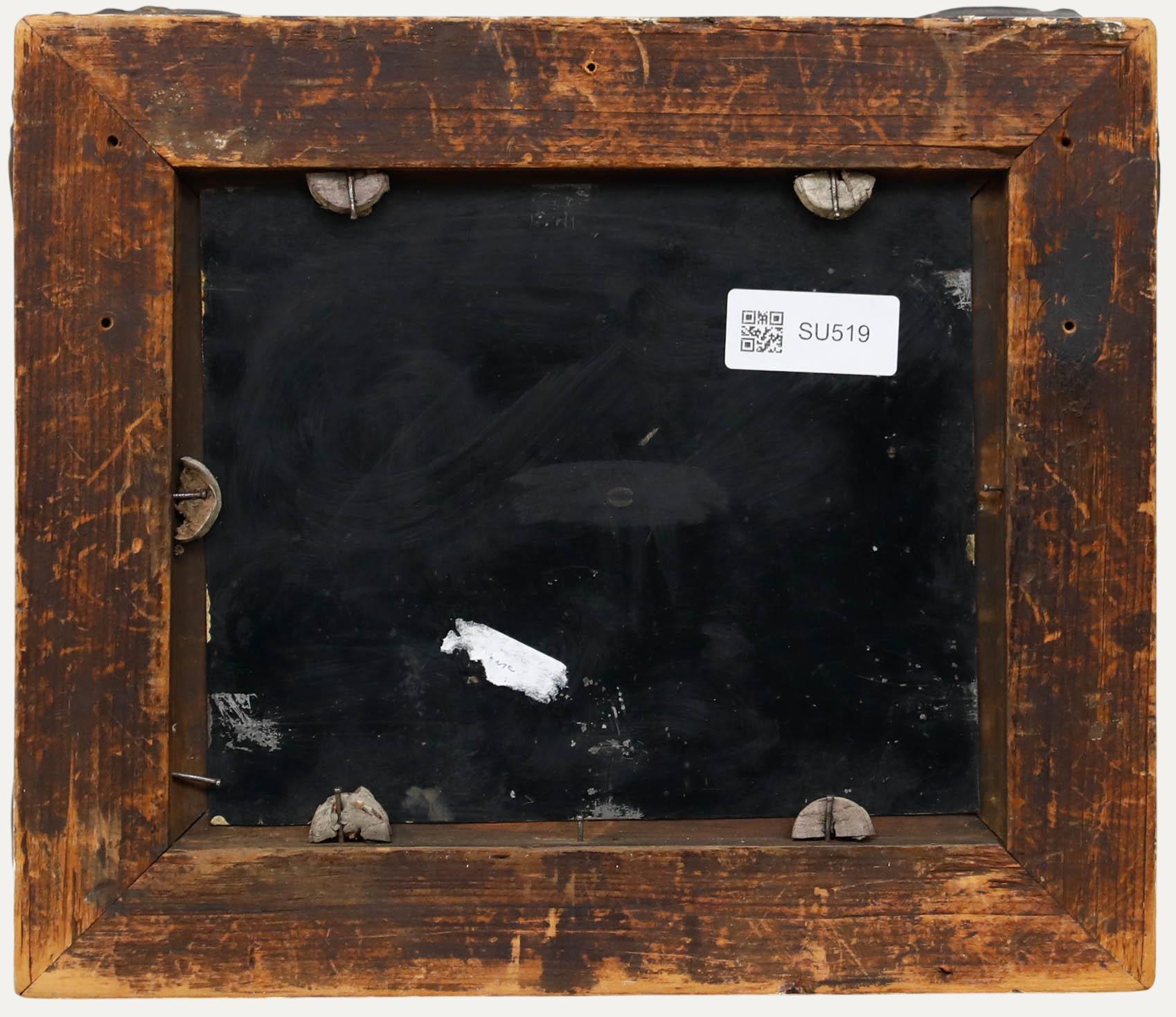 Feines Öl aus dem 19. Jahrhundert - Die Verlobung (Braun), Figurative Painting, von Unknown