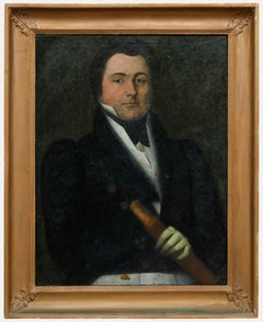 Fine 19th Century Oil - The Captain