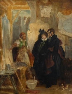 Fine 19th Century Oil - The Master Decorator