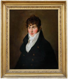 Fine Early 19th Century Oil - Portrait of a Regency Gentleman